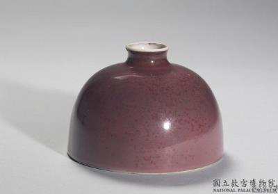 图片[2]-Flat bulbous vase with red glaze, Qing dynasty, Kangxi reign (1662-1722)-China Archive